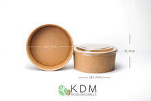 Cargar imagen en el visor de la galería, Contenedor Kraft - KR1300 Con Tapa